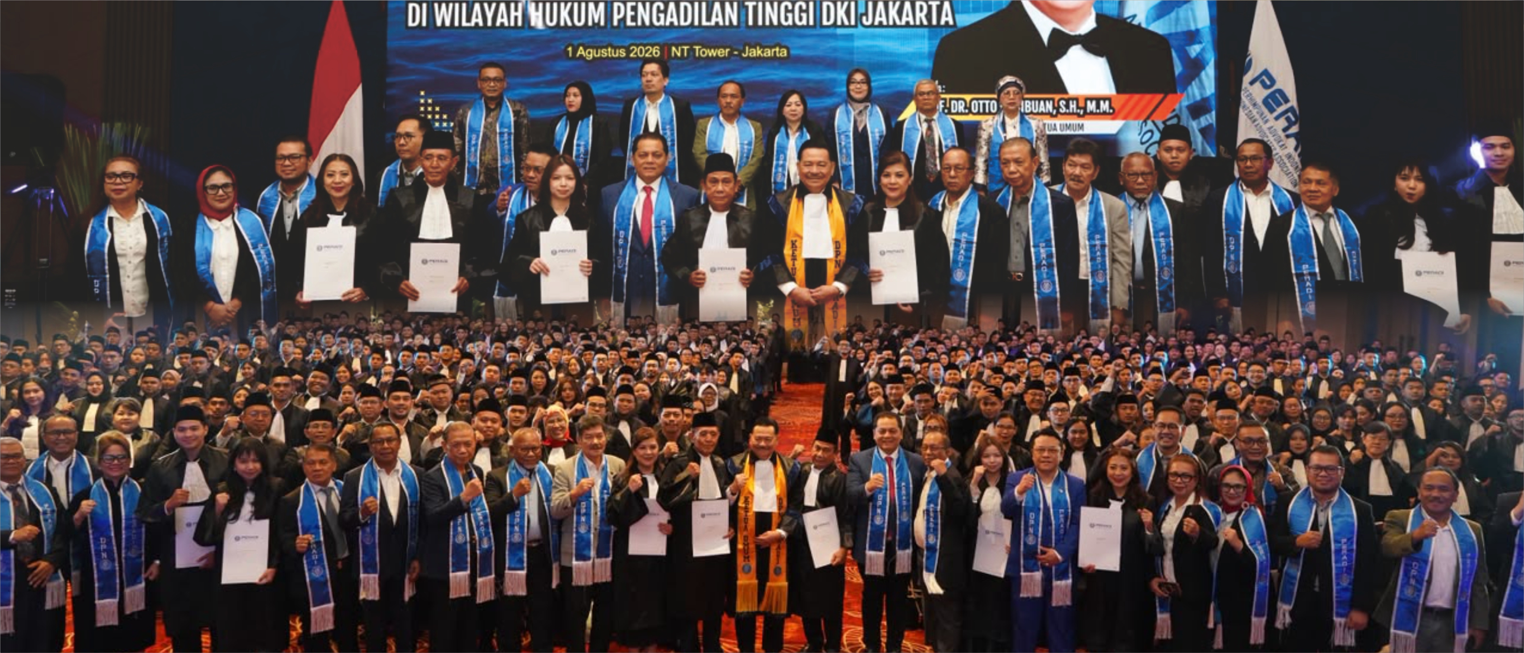 Pengangkatan dan Pembekalan 650 Advokat Peradi wilayah Pengadilan Tinggi DKI Jakarta, 1 Agustus 2026